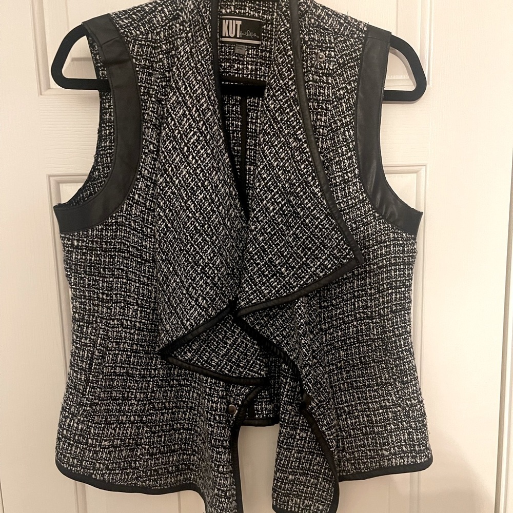 KUT From The Clothe - Tweed Waterfall Vest